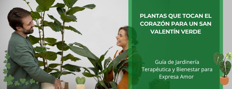 Plantas que Tocan el Corazón: Guía de Jardinería Terapéutica y Bienestar para un San Valentín Verde • Plantas para la Vida • Hero